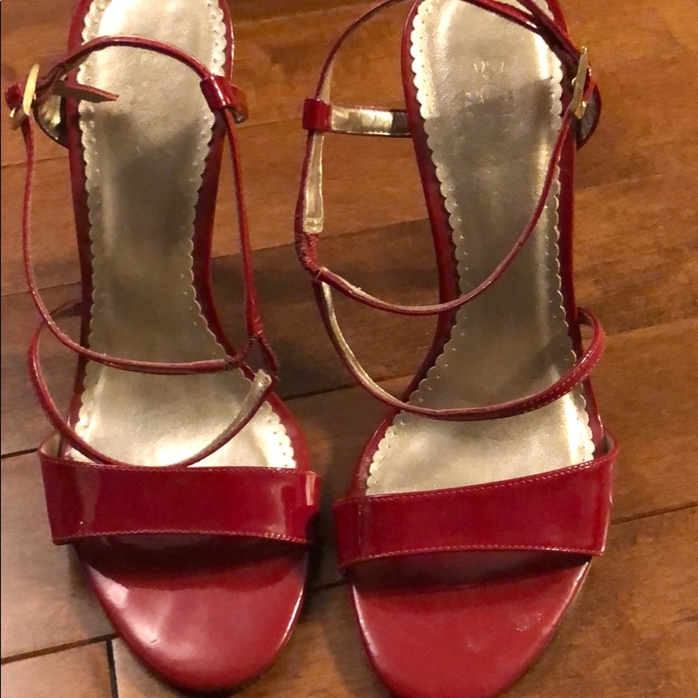 BCBG Paris red heels
